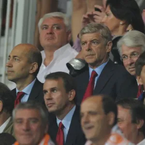 Arsene Wenger and Ivan Gazidis: Montpellier v Arsenal, 2012-13 UEFA Champions League Arsene Wenger and Ivan Gazidis: Montpellier v Arsenal, 2012-13 UEFA Champions League