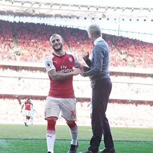 Arsene Wenger and Jack Wilshere: A Moment of Connection during Arsenal's 2017-18 Premier League Season