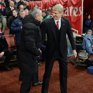 Arsene Wenger and Jose Mourinho: The Iconic Pre-Match Handshake at Arsenal vs Chelsea (2013-14)
