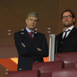 Arsene Wenger and Jurgen Klopp: A Pre-Match Encounter Between Arsenal and Borussia Dortmund's Managers (2013-14)