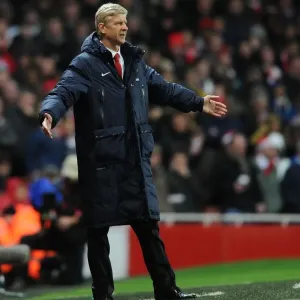 Arsene Wenger Leading Arsenal Against Chelsea in the Premier League, 2013