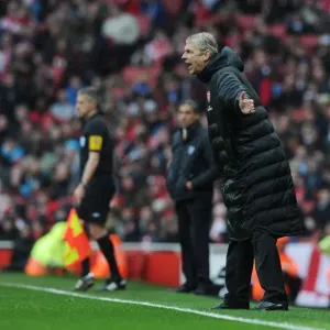 Arsene Wenger Leading Arsenal Against Norwich City, Premier League 2012-13 Arsene Wenger Leading Arsenal Against Norwich City, Premier League 2012-13