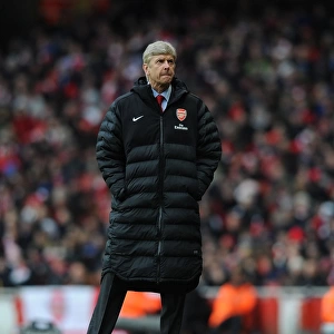 Arsene Wenger Leading Arsenal Against Reading, Premier League 2012-13