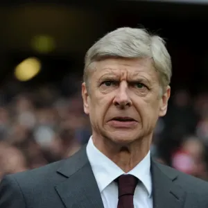 Arsene Wenger Leading Arsenal Against Stoke City, Premier League 2012-13 Arsene Wenger Leading Arsenal Against Stoke City, Premier League 2012-13