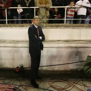 Arsene Wenger Leading Arsenal to Victory: 3-1 Over Sevilla, UEFA Champions League, 2007 Arsene Wenger Leading Arsenal to Victory: 3-1 Over Sevilla, UEFA Champions League, 2007