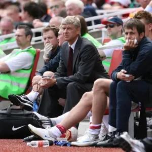 Arsene Wenger Leading Arsenal to Victory: Arsenal 1:0 West Bromwich Albion, Premier League, 2008 Arsene Wenger Leading Arsenal to Victory: Arsenal 1:0 West Bromwich Albion, Premier League, 2008
