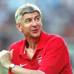 Arsene Wenger Leading Arsenal to Victory Print Arsene Wenger Leading Arsenal to Victory Print