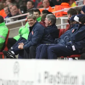 Arsene Wenger Leads Arsenal to 7-0 Victory over Slavia Prague in UEFA Champions League at Emirates Stadium (2007) Arsene Wenger Leads Arsenal to 7-0 Victory over Slavia Prague in UEFA Champions League at Emirates Stadium (2007)
