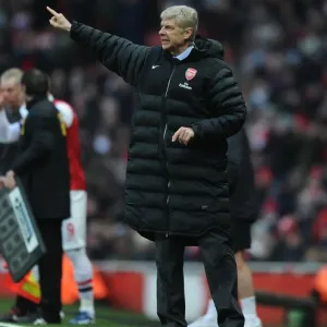 Arsene Wenger Leads Arsenal Against Aston Villa in the Premier League (2012-13)
