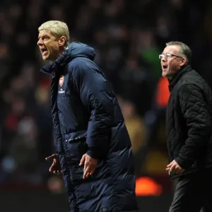 Arsene Wenger Leads Arsenal Against Aston Villa in Premier League Clash (January 2014) Arsene Wenger Leads Arsenal Against Aston Villa in Premier League Clash (January 2014)