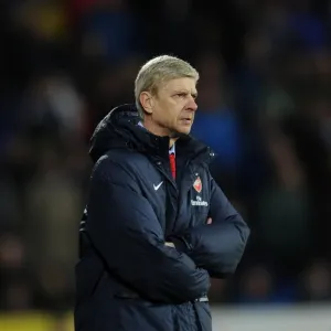 Arsene Wenger Leads Arsenal Against Cardiff City in 2013-14 Premier League
