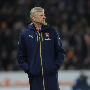 Arsene Wenger Leads Arsenal in FA Cup Battle against Hull City, 2016 Arsene Wenger Leads Arsenal in FA Cup Battle against Hull City, 2016