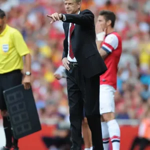 Arsene Wenger Leads Arsenal Against Galatasaray at Emirates Cup, 2013