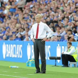 Arsene Wenger Leads Arsenal Against Leicester City in the Premier League (2014-15)