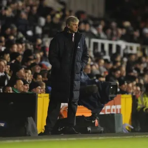 Arsene Wenger Leads Arsenal in Premier League Battle at Fulham (2011-12)