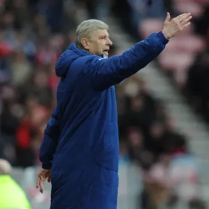 Arsene Wenger Leads Arsenal in Premier League Battle at Sunderland (2014) Arsene Wenger Leads Arsenal in Premier League Battle at Sunderland (2014)