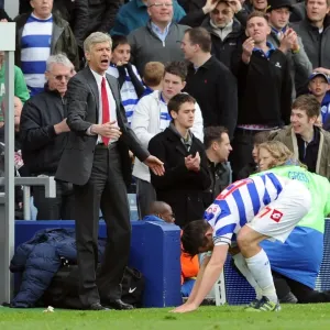 Arsene Wenger Leads Arsenal Against Queens Park Rangers, Premier League 2011-12