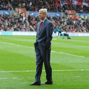Arsene Wenger Leads Arsenal Against Stoke City in the 2011-12 Premier League