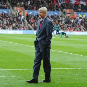 Arsene Wenger Leads Arsenal Against Stoke City, Premier League 2011-12