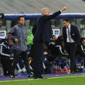 Arsene Wenger Leads Arsenal in UEFA Champions League Clash against RSC Anderlecht, Brussels 2014