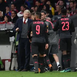 Arsene Wenger Leads Arsenal in UEFA Europa League Semi-Final Showdown against Atletico Madrid Arsene Wenger Leads Arsenal in UEFA Europa League Semi-Final Showdown against Atletico Madrid