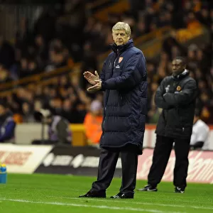 Arsene Wenger Leads Arsenal Against Wolverhampton Wanderers, 2011-12 Premier League
