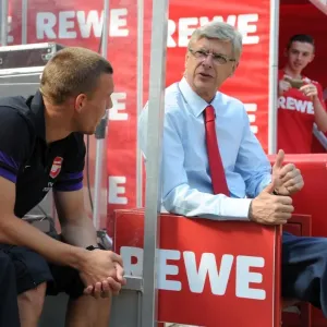 Arsene Wenger and Lukas Podolski: A Reunion at the Cologne Pre-Season Friendly (2012-13)