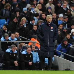 Arsene Wenger at Manchester City: Premier League Clash 2011-12