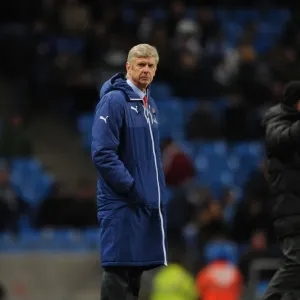 Arsene Wenger at Manchester City vs Arsenal, Premier League 2014-15
