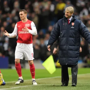 Arsene Wenger at Manchester City vs Arsenal (2011-12 Premier League)