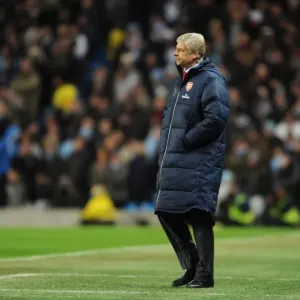 Arsene Wenger at Manchester City vs Arsenal (Premier League 2011-12)