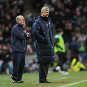 Arsene Wenger at Manchester City vs Arsenal (Premier League 2011-12)