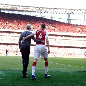 Arsene Wenger and Per Mertesacker: A Moment from Arsenal's 2017-18 Premier League Season