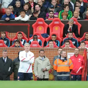 Arsene Wenger at Old Trafford: Arsenal vs. Manchester United, 2011-12 Premier League Arsene Wenger at Old Trafford: Arsenal vs. Manchester United, 2011-12 Premier League