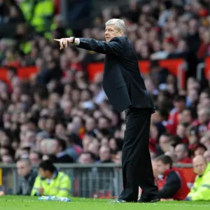 Arsene Wenger at Old Trafford: Manchester United vs. Arsenal, FA Cup Sixth Round (2010), Arsenal Manager - Arsenal Trail 2:0