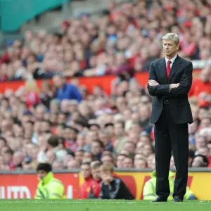 Arsene Wenger at Old Trafford: A Premier League Showdown between Manchester United and Arsenal (2011) Arsene Wenger at Old Trafford: A Premier League Showdown between Manchester United and Arsenal (2011)