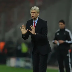 Arsene Wenger at Olympiacos: Arsenal's Manager in the UEFA Champions League 2015, Athens Arsene Wenger at Olympiacos: Arsenal's Manager in the UEFA Champions League 2015, Athens