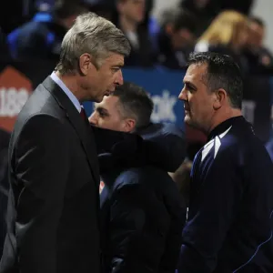 Arsene Wenger and Owen Coyle Pre-Match Handshake: Bolton Wanderers vs. Arsenal, Premier League 2011-2012 Arsene Wenger and Owen Coyle Pre-Match Handshake: Bolton Wanderers vs. Arsenal, Premier League 2011-2012