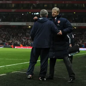Arsene Wenger and Pat Rice Celebrate Arsenal's Victory over Newcastle United (2011-12) Arsene Wenger and Pat Rice Celebrate Arsenal's Victory over Newcastle United (2011-12)