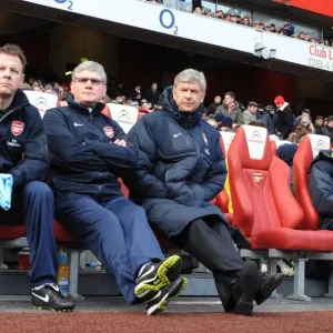 Arsene Wenger, Pat Rice, and Colin Lewin: Arsenal's FA Cup Victory - 2:1 vs. Huddersfield Town (Emirages Stadium, London, 2011)