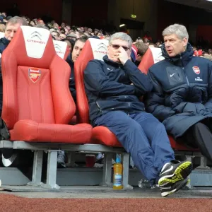 Arsene Wenger and Pat Rice: Guiding Arsenal to FA Cup Victory (2:1 vs Huddersfield, 2011)