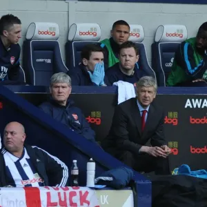 Arsene Wenger and Pat Rice Lead Arsenal at West Bromwich Albion, 2011-12 Premier League Arsene Wenger and Pat Rice Lead Arsenal at West Bromwich Albion, 2011-12 Premier League