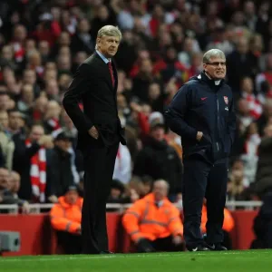 Arsene Wenger and Pat Rice: Leading Arsenal Against Queens Park Rangers (2011-12)