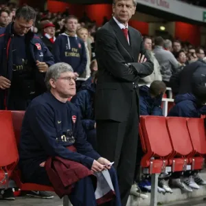 Arsene Wenger and Pat Rice: Leading Arsenal to Victory, 2:0 over Blackburn Rovers, Emirages Stadium, London, 2008 Arsene Wenger and Pat Rice: Leading Arsenal to Victory, 2:0 over Blackburn Rovers, Emirages Stadium, London, 2008