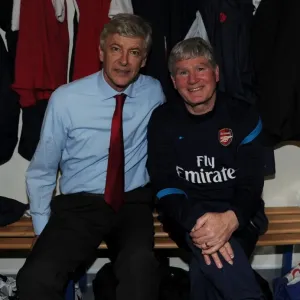 Arsene Wenger and Pat Rice: Post-Match Reunion at The Hawthorns (West Bromwich Albion v Arsenal, 2011-12) Arsene Wenger and Pat Rice: Post-Match Reunion at The Hawthorns (West Bromwich Albion v Arsenal, 2011-12)