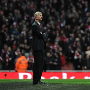 Arsene Wenger Print, 2011-2012 Arsenal v Wolverhampton Wanderers Arsene Wenger Print, 2011-2012 Arsenal v Wolverhampton Wanderers