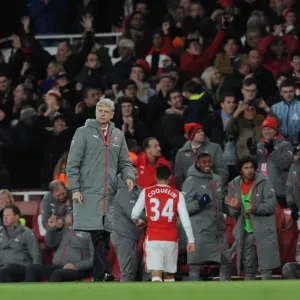 Arsene Wenger Print - Arsenal 1:0 West Bromwich Albion, Premier League