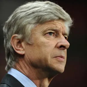 Arsene Wenger Print - Barclays Premier League Match at Emirates Stadium