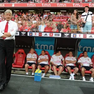 Arsene Wenger Print at Benfica 2011 Arsene Wenger Print at Benfica 2011