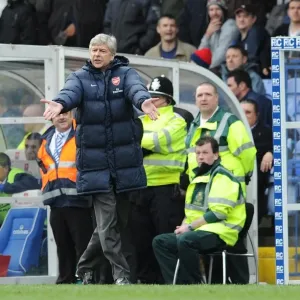 Arsene Wenger Print at Birmingham City Arsene Wenger Print at Birmingham City